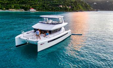 Sailing in the BVI.